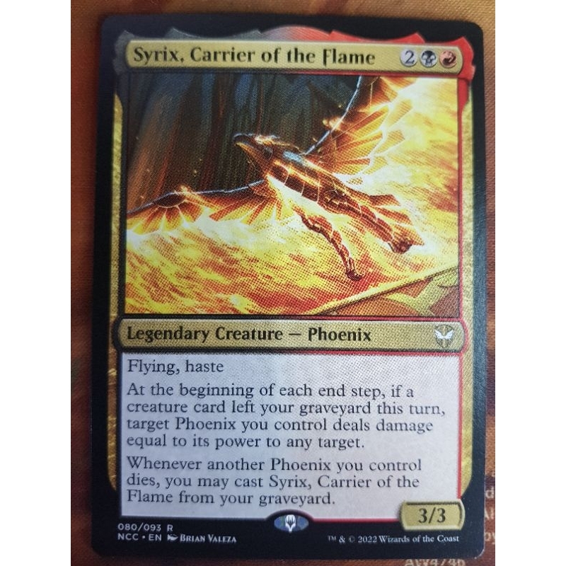 Syrix, Carrier of the Flame(NCC)MTG | Shopee Philippines