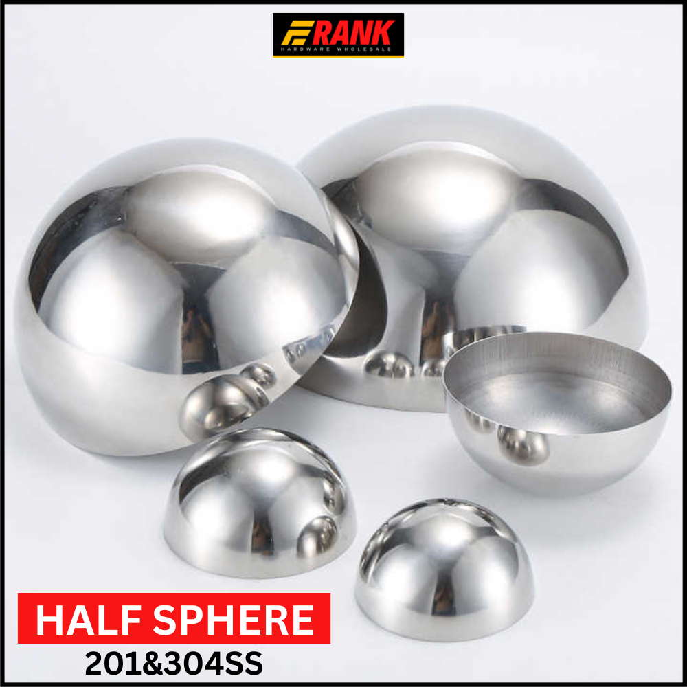 Stainless 304 Half Sphere Ball Railing Gate Design Cover Sphere Ball ...
