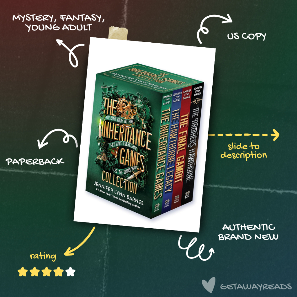 The Inheritance Games Boxed Set by Jennifer Lynn Barnes (Paperback ...