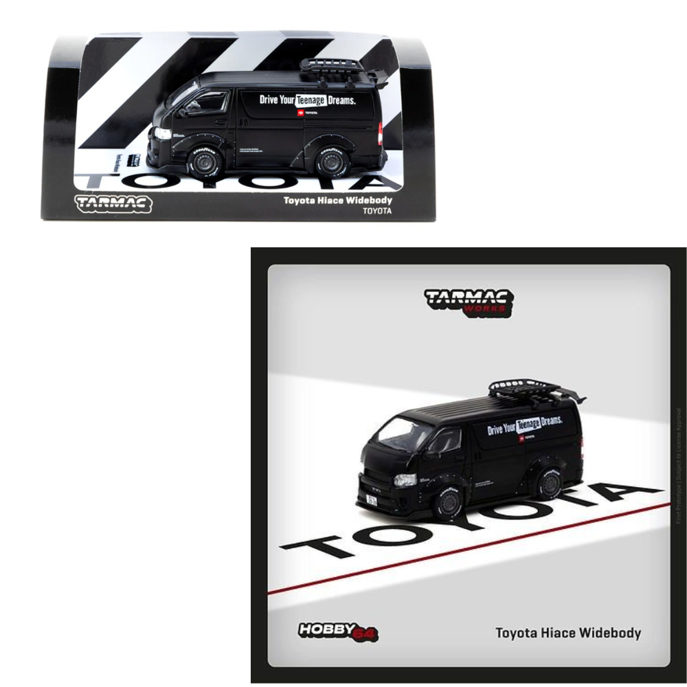 Tarmac 1/64 Scale Toyota Hiace Widebody Die-cast Car T64-038-TO ...