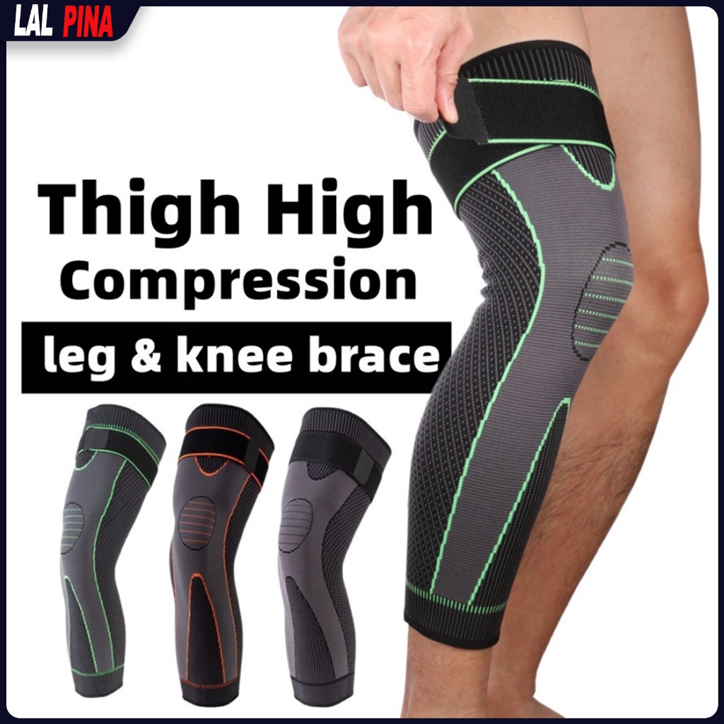 1 pair sports Compression Knee Pad Breathable Leg Sets Fitness Running ...