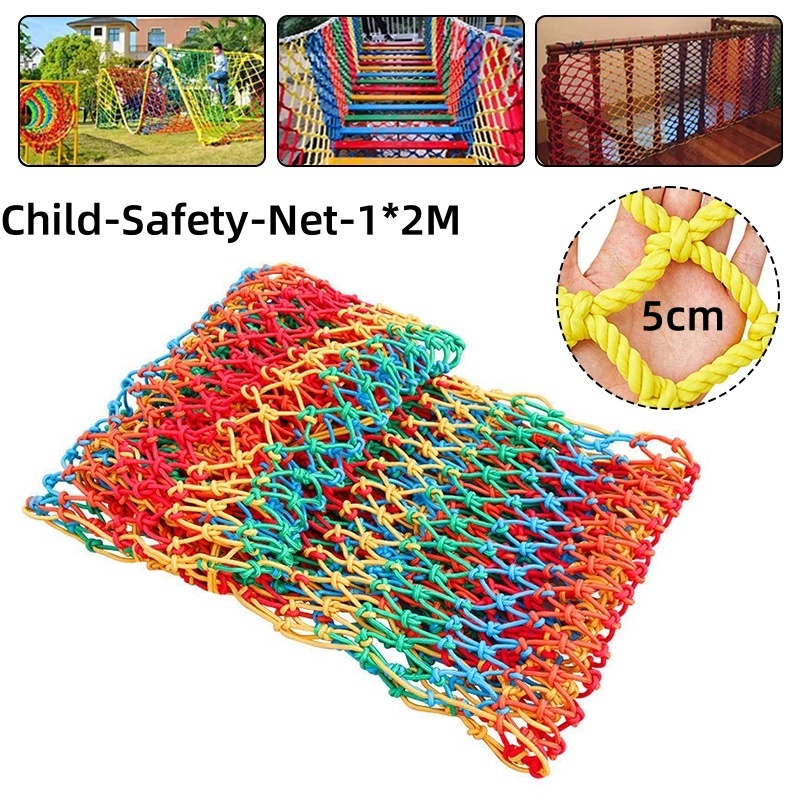 1PCS 1*2M Outdoor Expansion Nylon Rope Climbing 5cm Playground Child ...