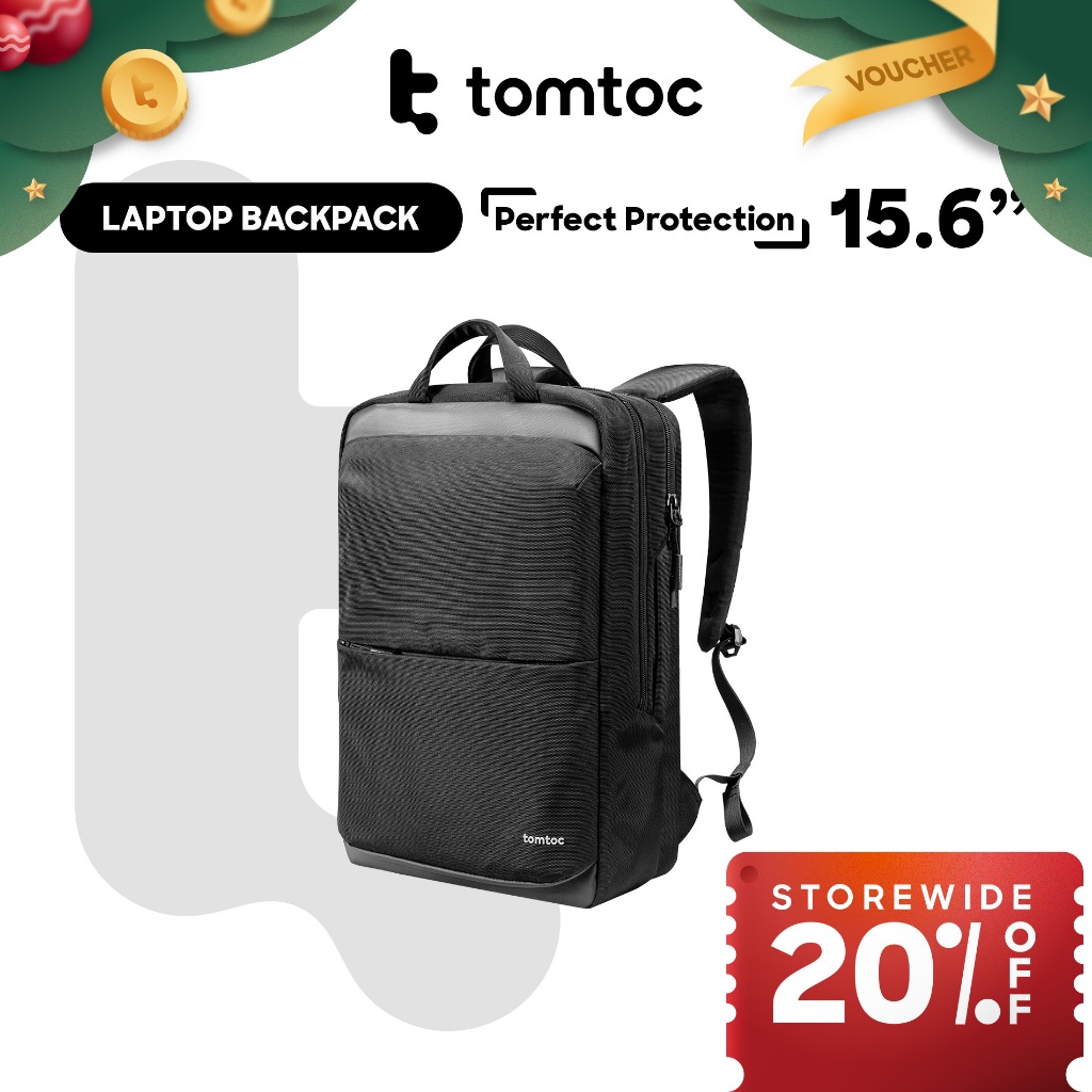 tomtoc 15.6 Inch Premium Urban Laptop Backpack Surface MateBook HP Asus Acer Shopee Philippines