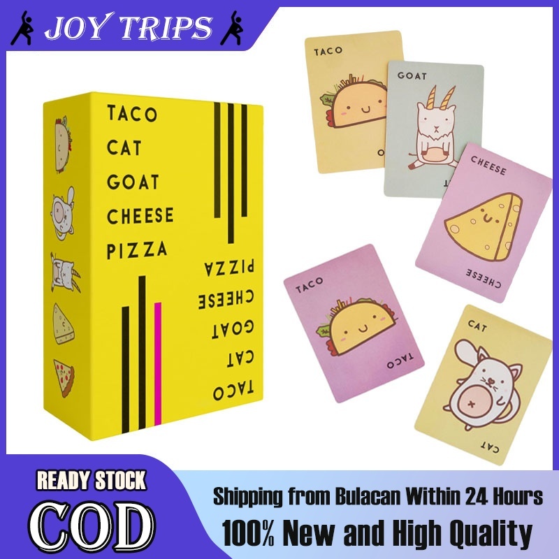 Taco Cat Goat Cheese Pizza Card Game On The Flip Side Fun Family Game 