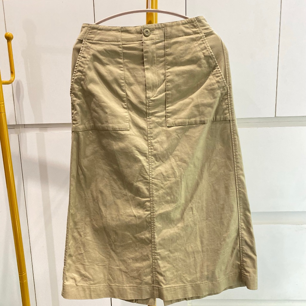 Vivo Basic Pencil Skirt - Taupe Brown
