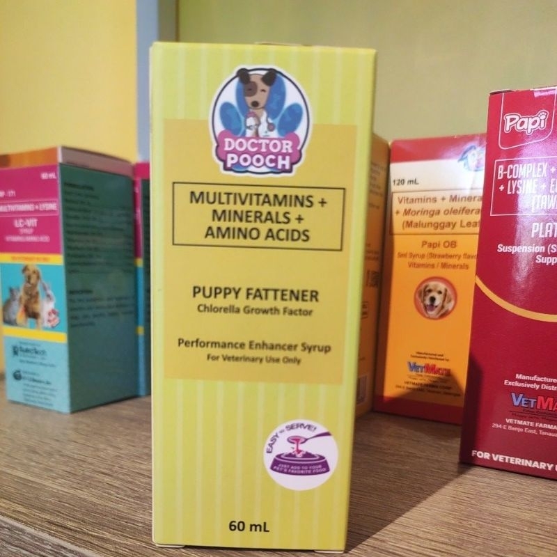 Dr. Pooch Puppy Fattener CGF Multivitamins+minerals+ amino acid ...