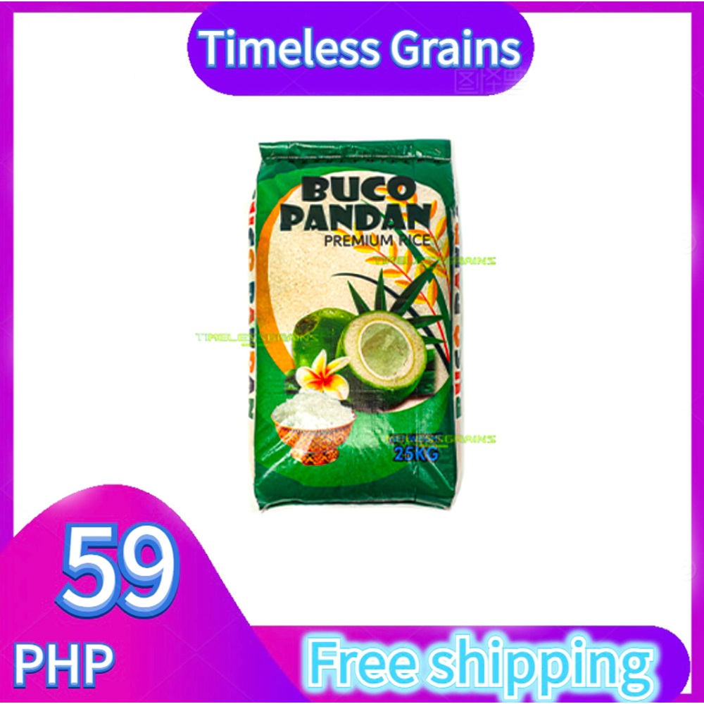 Buco Pandan Rice 25kg Quality Premium Rice 25kls | Shopee Philippines