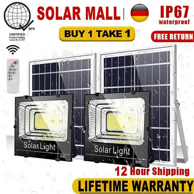 Original Solar Light Outdoor Waterproof IP67 BUY 1 TAKE 1 Remote ...