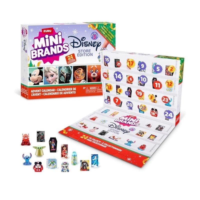 Disney Advent Calendar 2024 by ZURU Mini Brands Limited Edition Advent ...