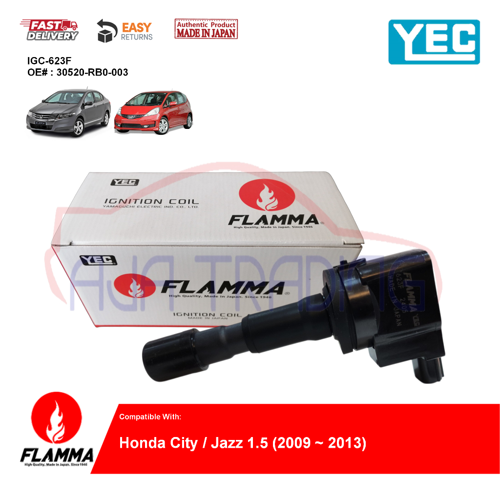 YEC Ignition Coil For Honda Civic 2006-2011 1.8L - Replaces 30520RNAA01, Made In Japan