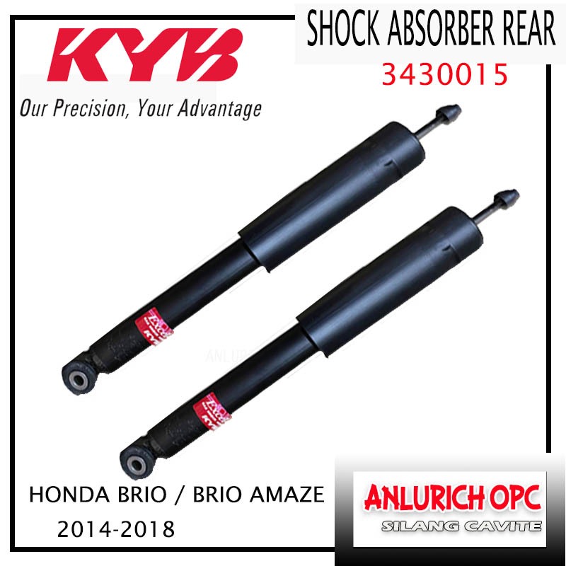 KYB REAR SHOCK ABSORBER Honda Brio / Brio Amaze 2014-2018 SET ( LEFT ...