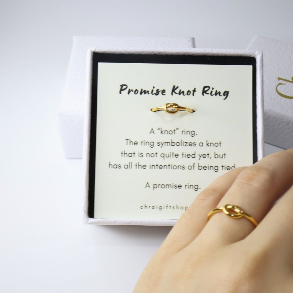 Chroi's Signature Premium Promise Knot Ring | Shopee Philippines