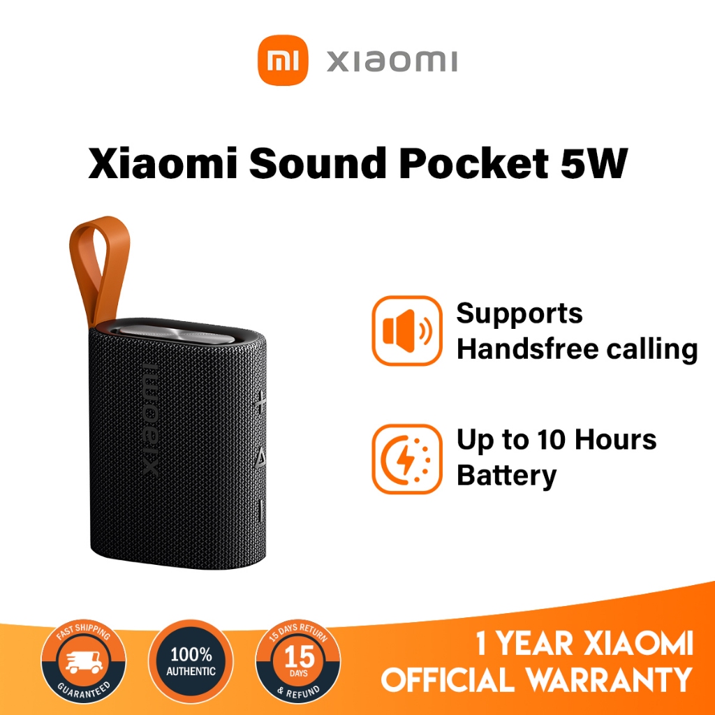 Xiaomi Sound Pocket 5W Portable Wireless Bluetooth 5.4 Speaker True ...