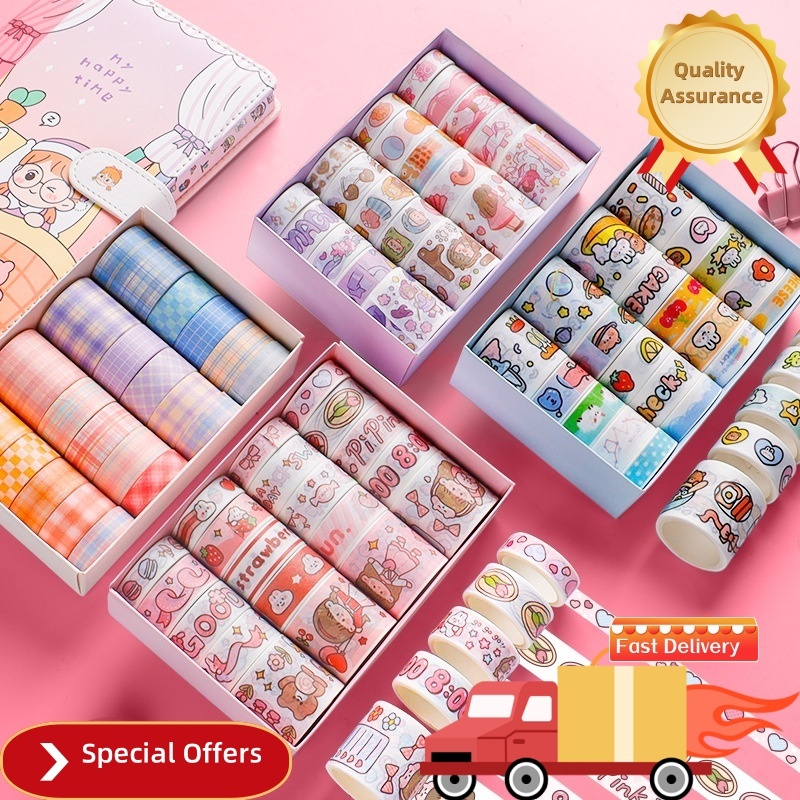 20PCS Hand Account Tape decorative stickers Cartoon Hand Account ...