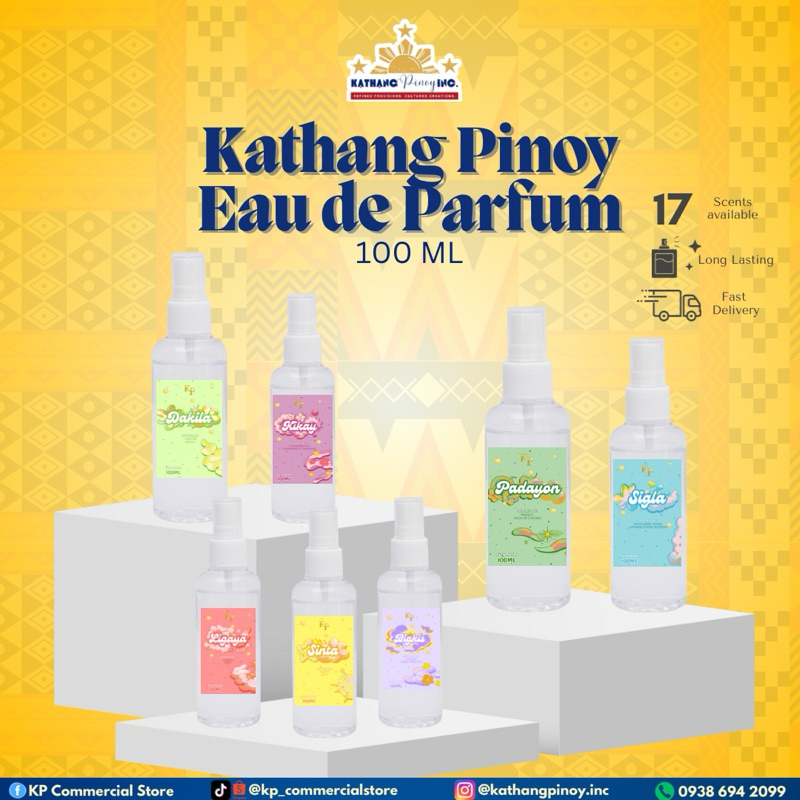 Kathang Pinoy MEN Eau de parfum 100ml Perfume | Shopee Philippines
