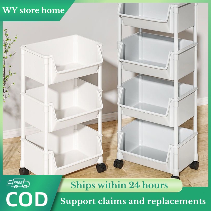 WY-Organizer Rack Trolley Cart Organizer Shelf Table Organizer Storage ...
