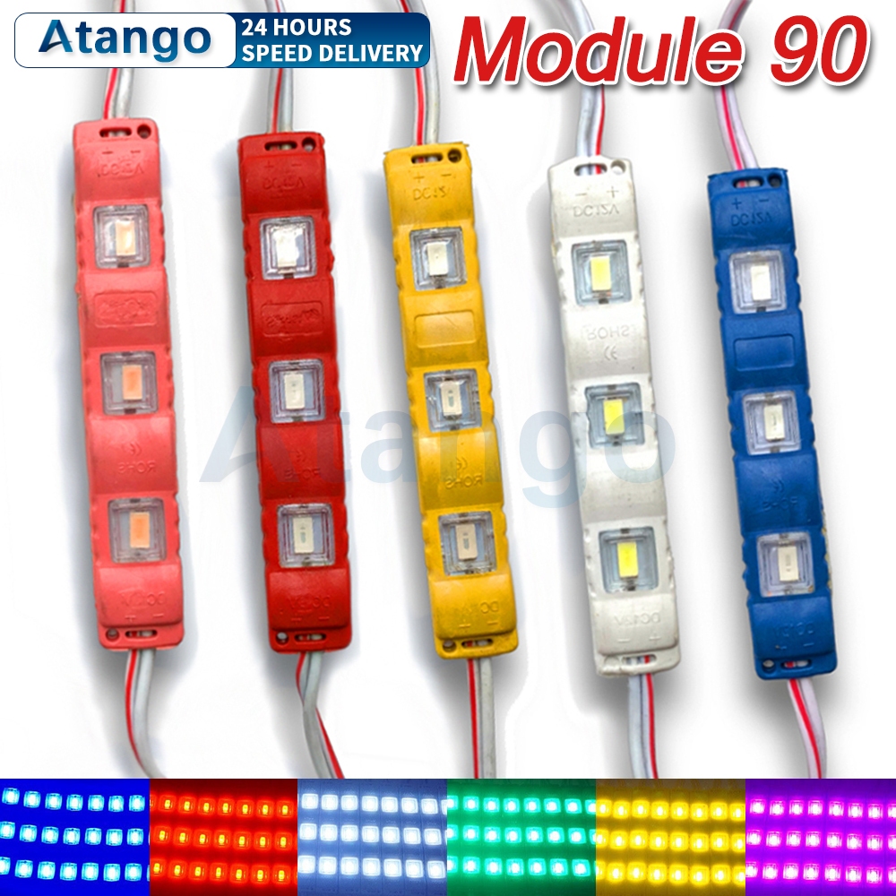 1PC Motorcycle Car Module 90 3LED Square Lights Decorative Lights ...