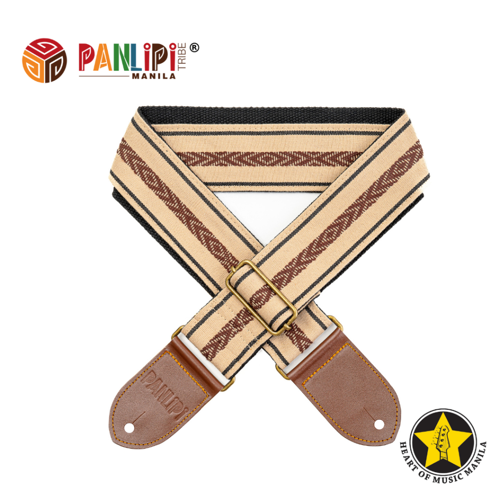 Handmade Panlipi Strap Loom Weave Cuabao Brown Cream BAGU05A Guitar ...