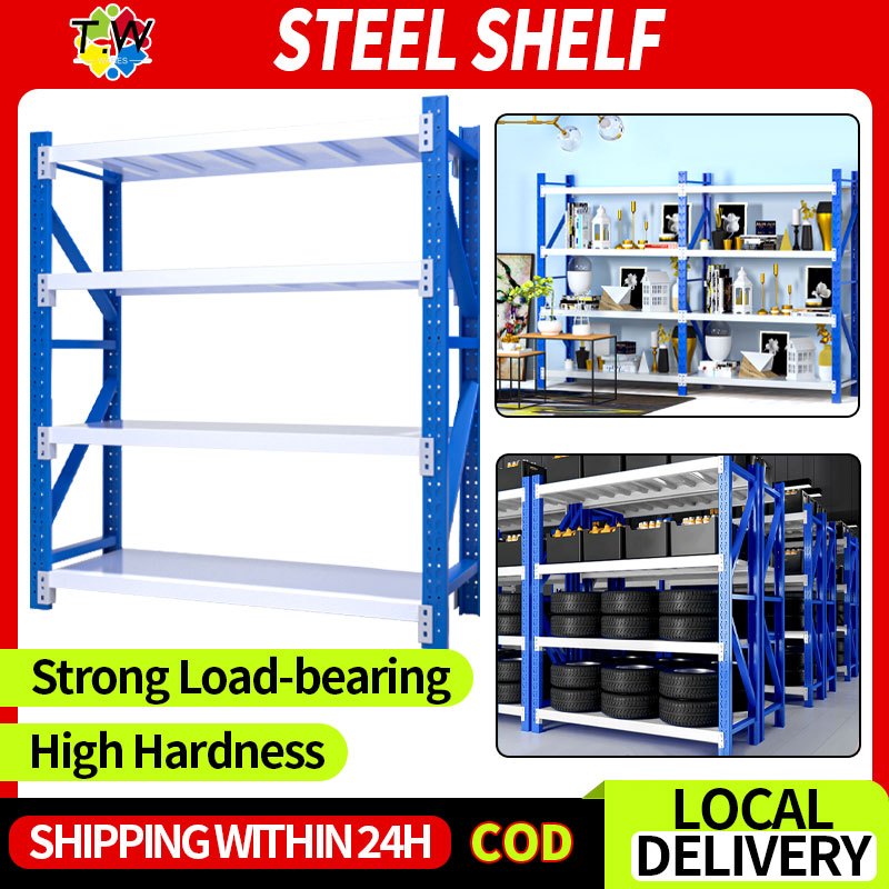 Shelf Layer 100-500KG Shelf Storage Warehouse Storage Room Multilayer ...