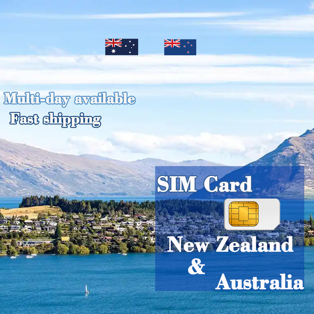 Australia + New Zealand SIM Card High Speed Internet Access No Calls ...