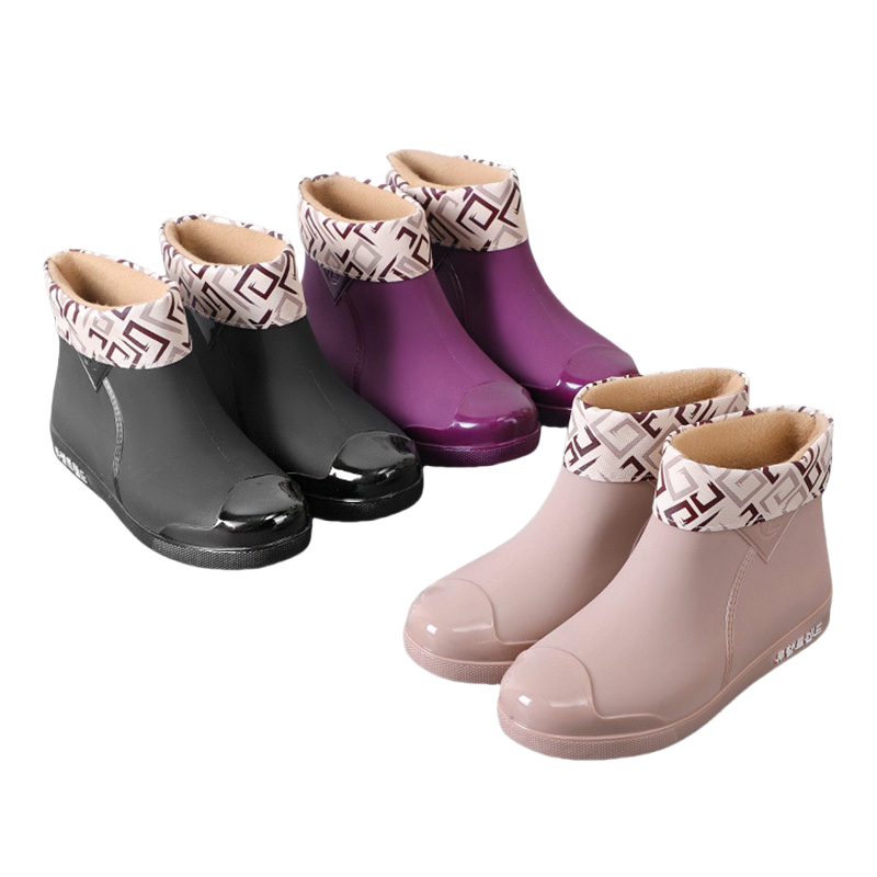 Rain Boots Fashion Rain Shoes Non-slip Rain Boots (Bota) for Women Rubber  Shoes(36-40)