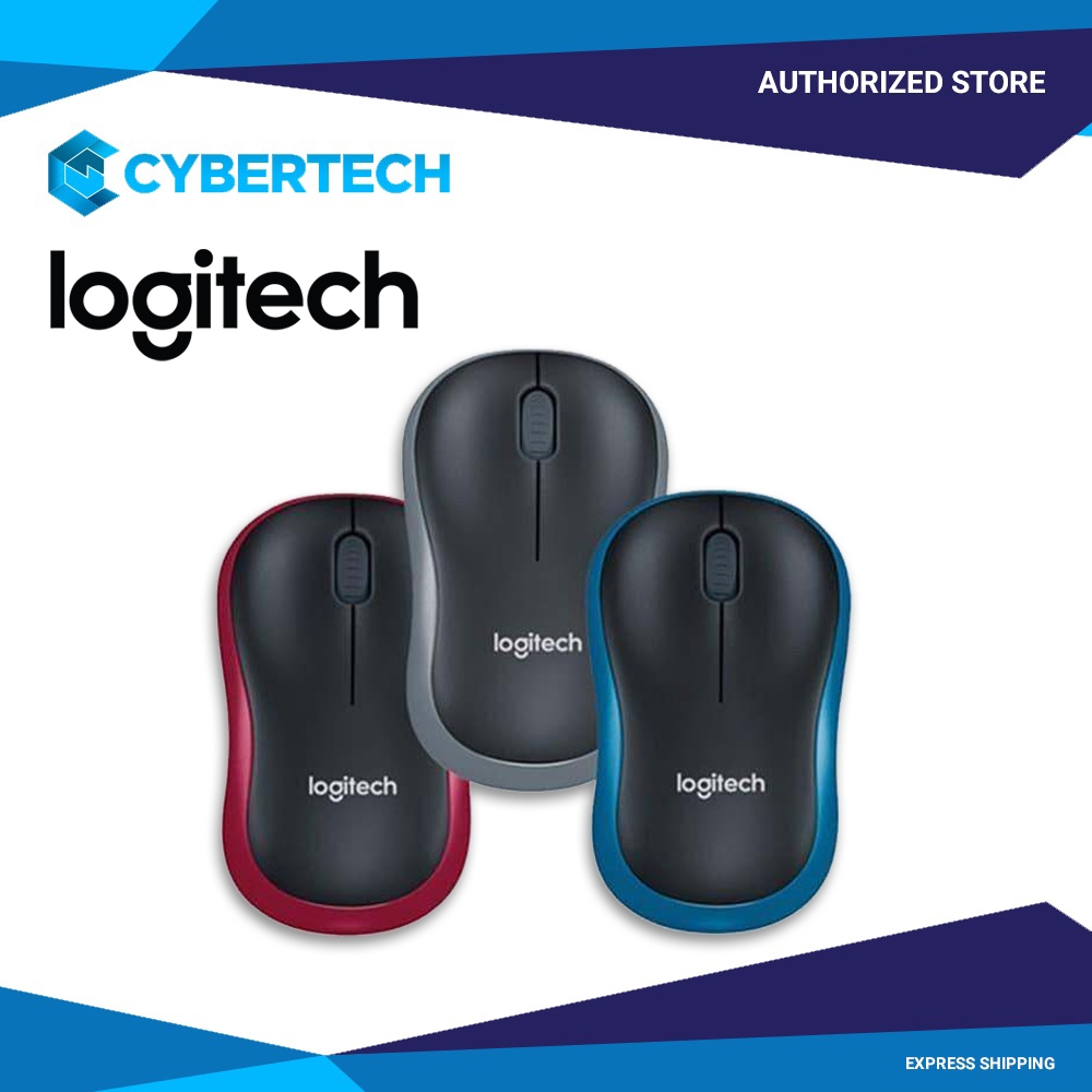 Logitech M185 Compact Wireless Mouse Swift Gray | Shopee Philippines