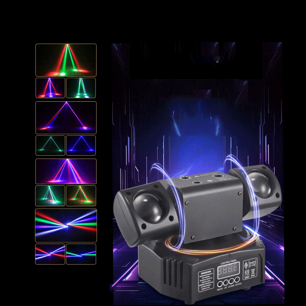 Dj Light 36W Remote control Rotating beam stage light atmosphere laser ...