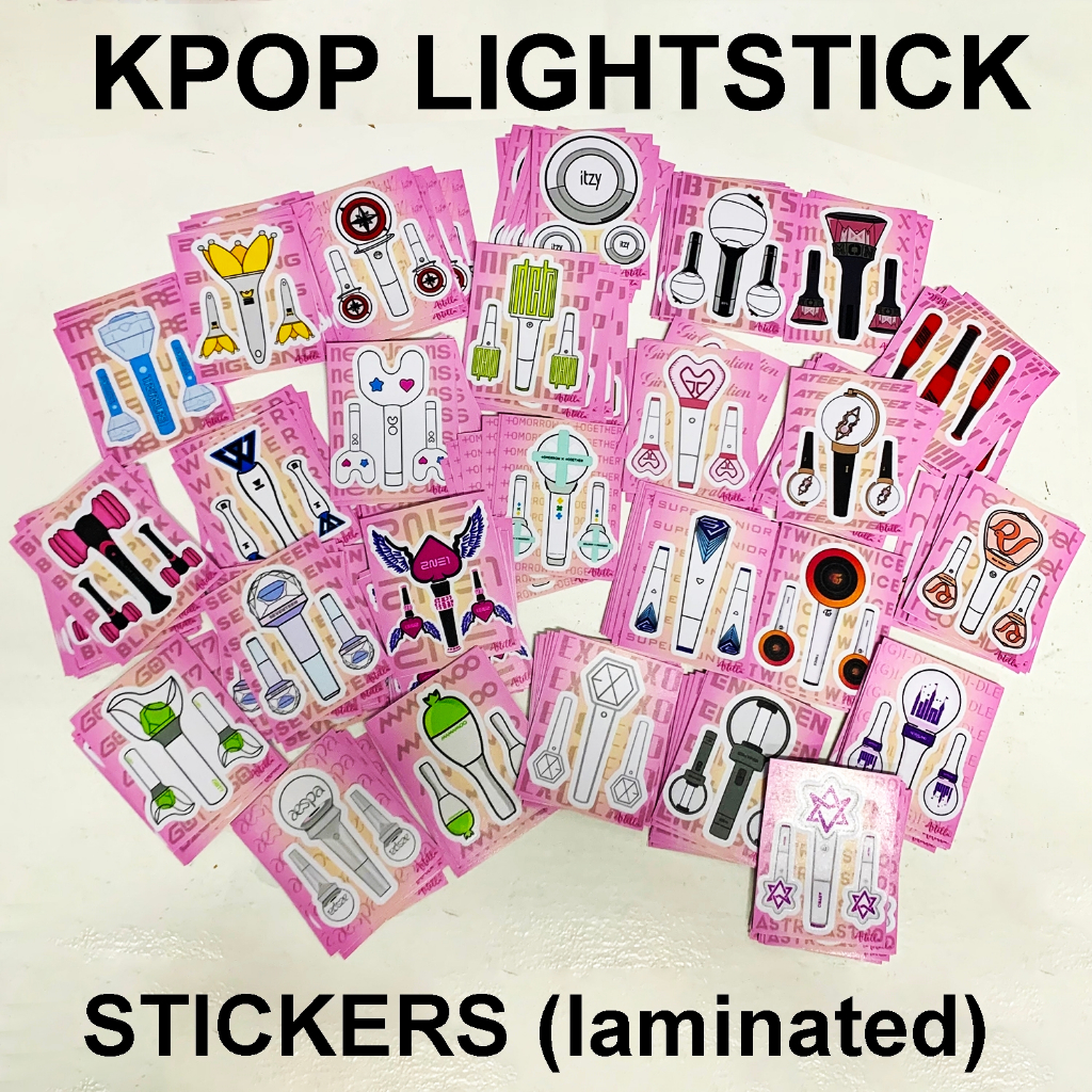 KPOP Multifandom Lightstick (Matte/laminated/Waterproof) | Shopee ...