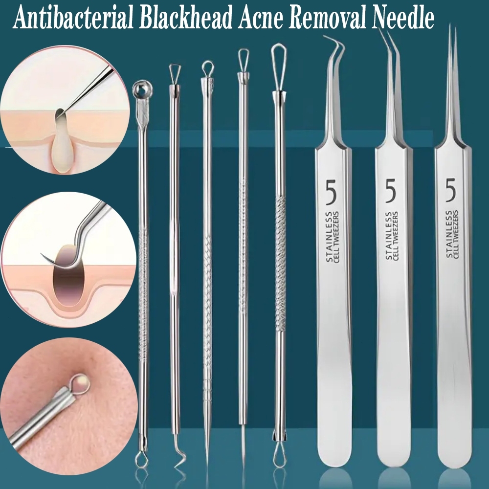 Blackhead Remover Kit Pimple Extractor Tool Acne Removal Kit Acne ...
