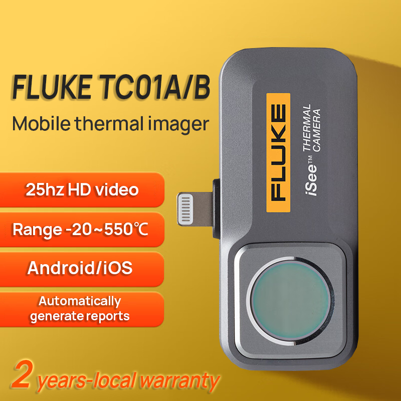 Fluke iSee TC01A TC01B Mobile Thermal Camera Detect floor heating leaks ...