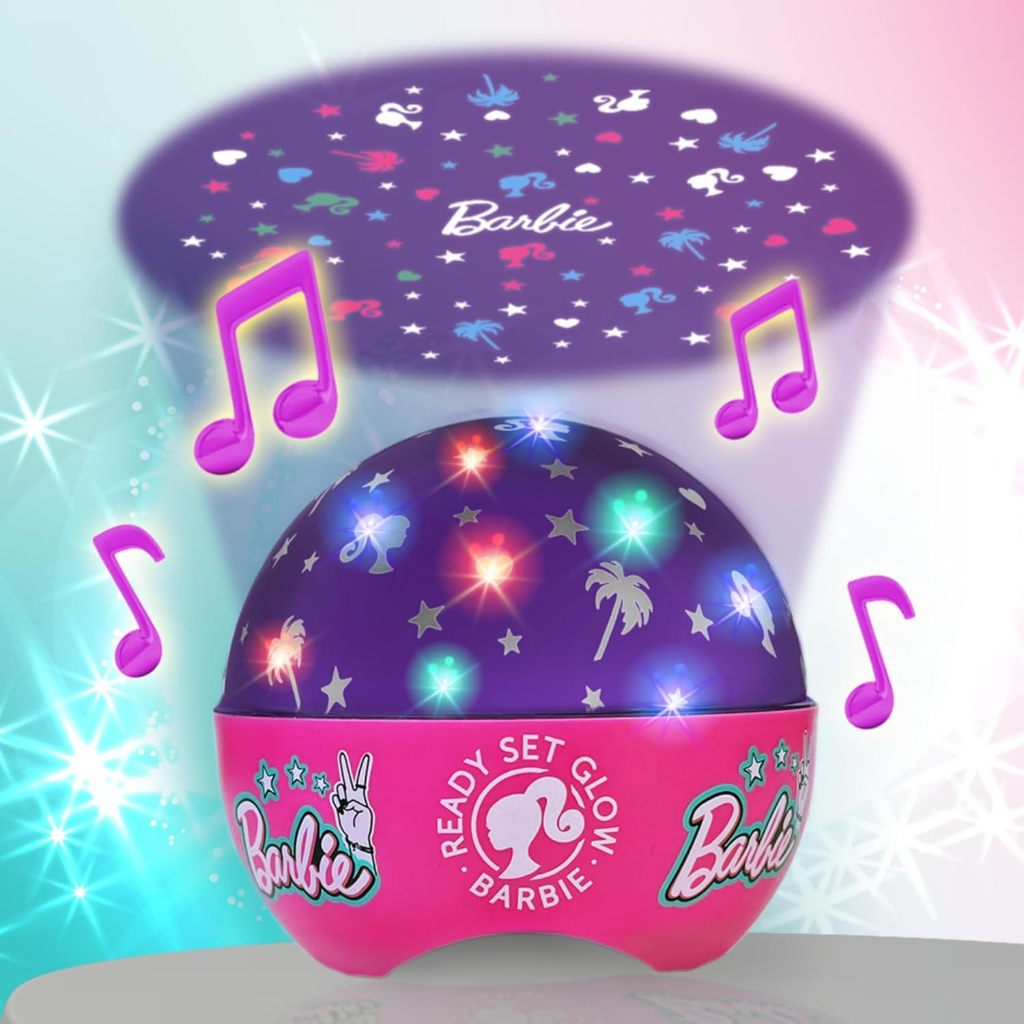 Barbie Ready Set Glow 2-in-1 Projector Light & Wireless Bluetooth ...