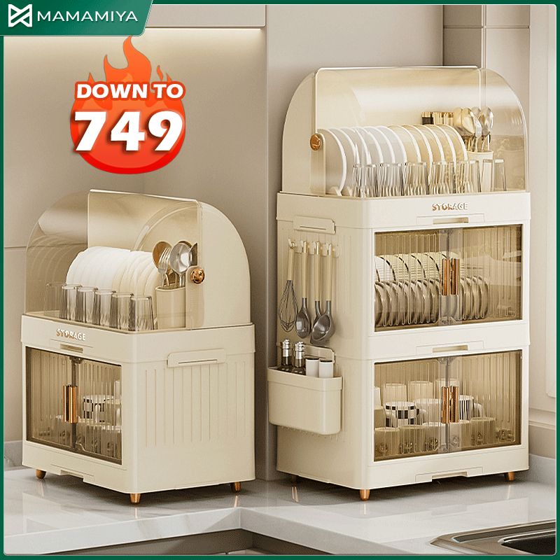 Foldable Plastic Dish Drainer Baby Bottle Cabinet Aesthetic Dish ...