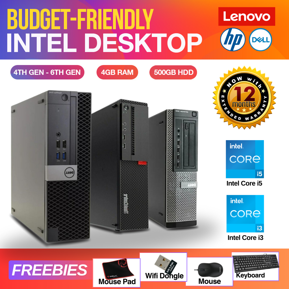 Intel Core i5 4th 6th Gen Desktop PC – Affordable Computer with