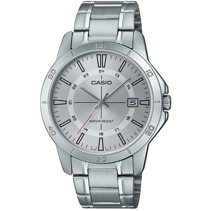 Casio MTPV004 Men's Stainless Steel Strap Business Watch MTP-V004D-7C ...