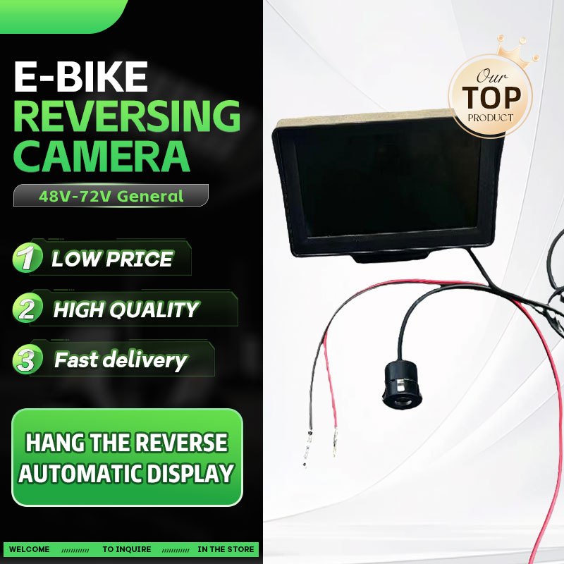 Ebike Reversing Image 48-72V General,Rear View Display With Car Camera ...