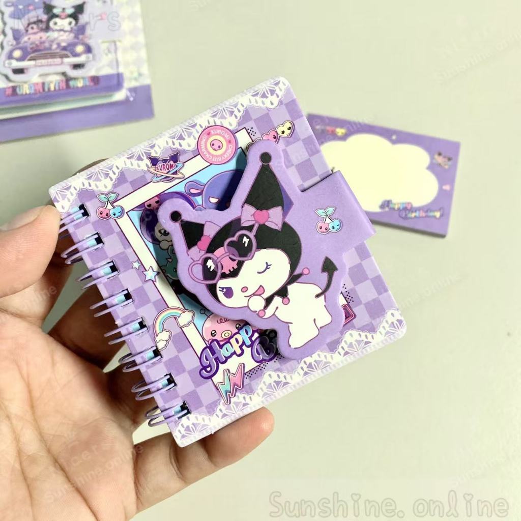 Sanrio Combination coil Book Cute Mini notebook with Sticky Note school ...