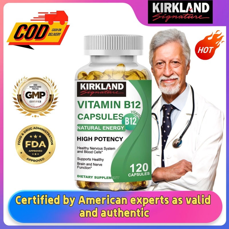 KIRKLAND Vitamin B12 500 mcg helps improve brain function and maintain ...
