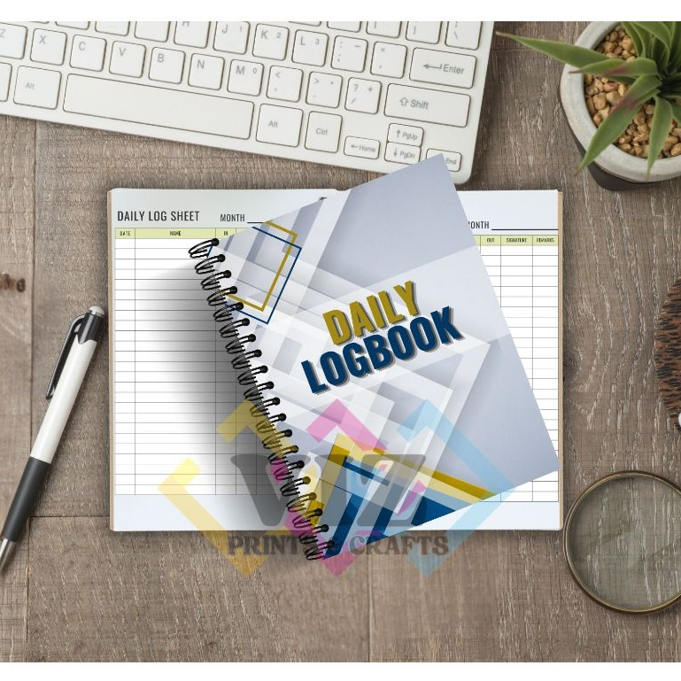 Daily Record Book / Log Book / Journal / Tracker / Notebook | Shopee ...