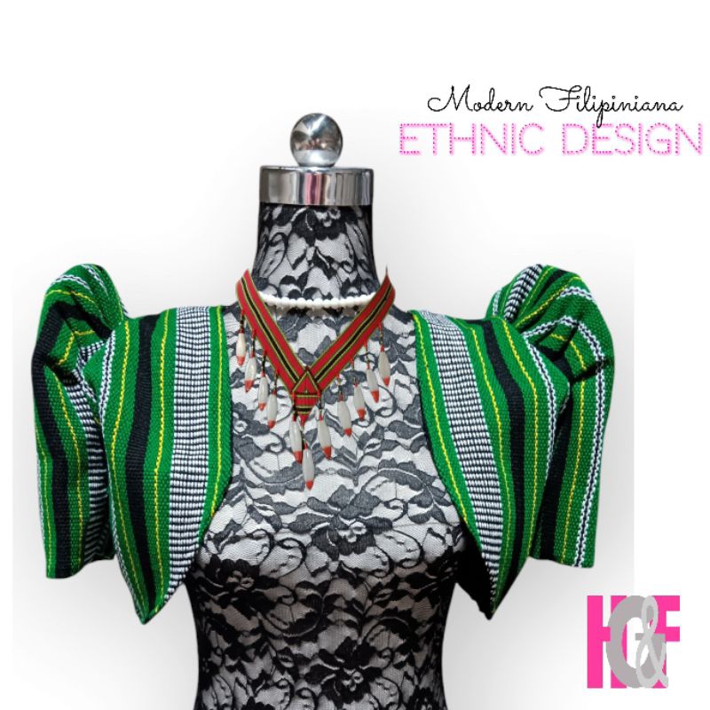 Modern Filipiniana BOLERO - Inabel (woven) / Ethnic / Ifugao / Igorot ...