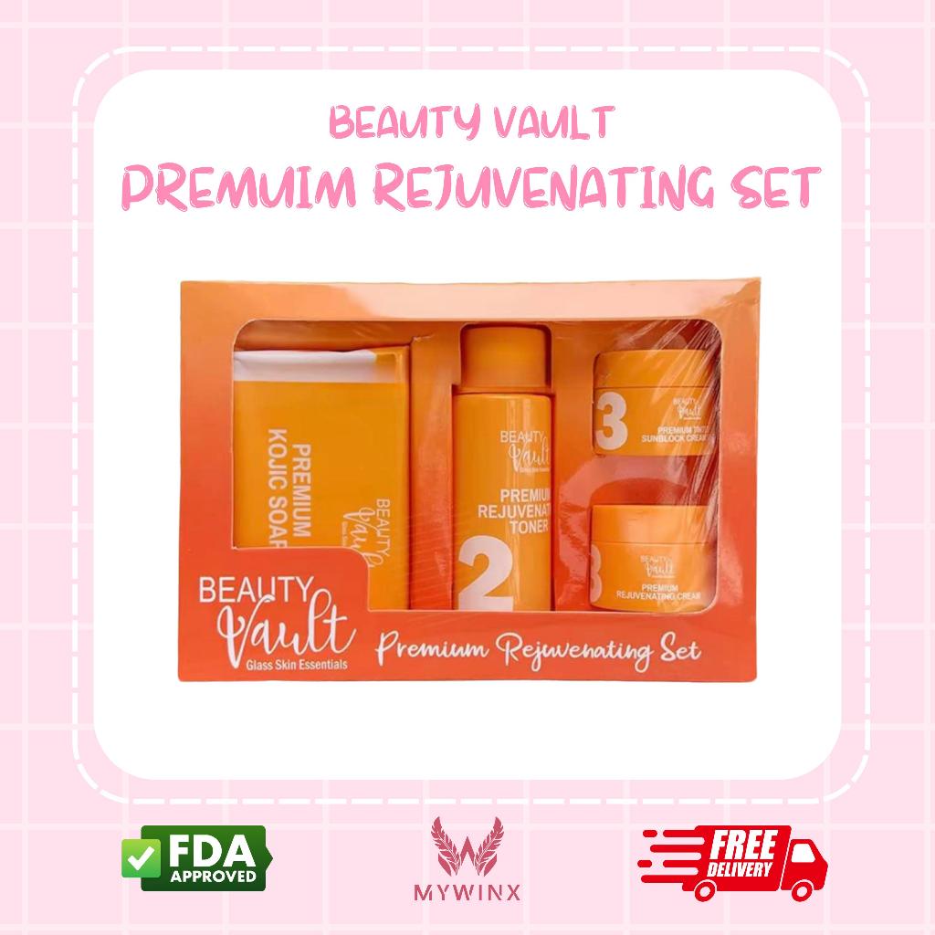 Beauty Vault Premium Rejuvenating Set All Skin Types Skincare Comform ...