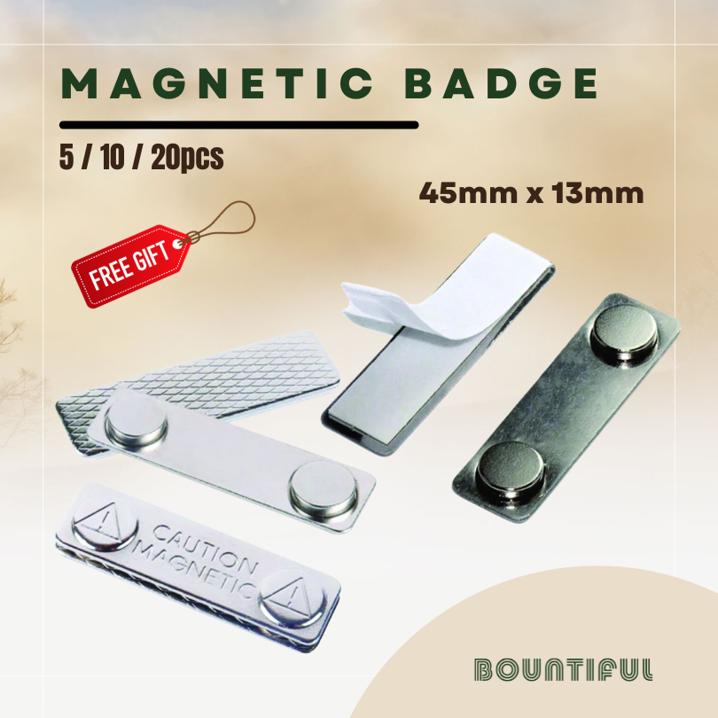 Magnetic Badge for Nameplate – 5, 10, or 20 Pieces | Shopee Philippines