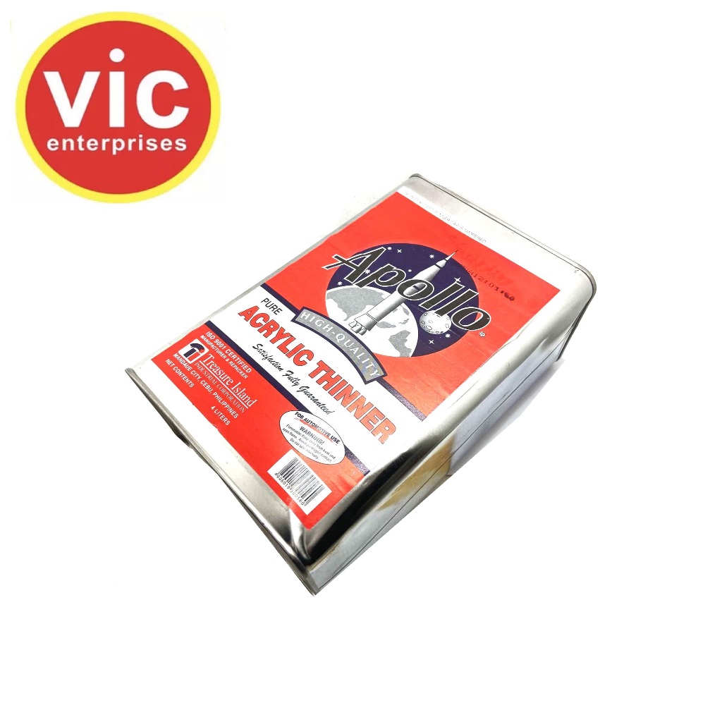 Apollo Acrylic Thinner Gallon, Vic Enterprises | Shopee Philippines