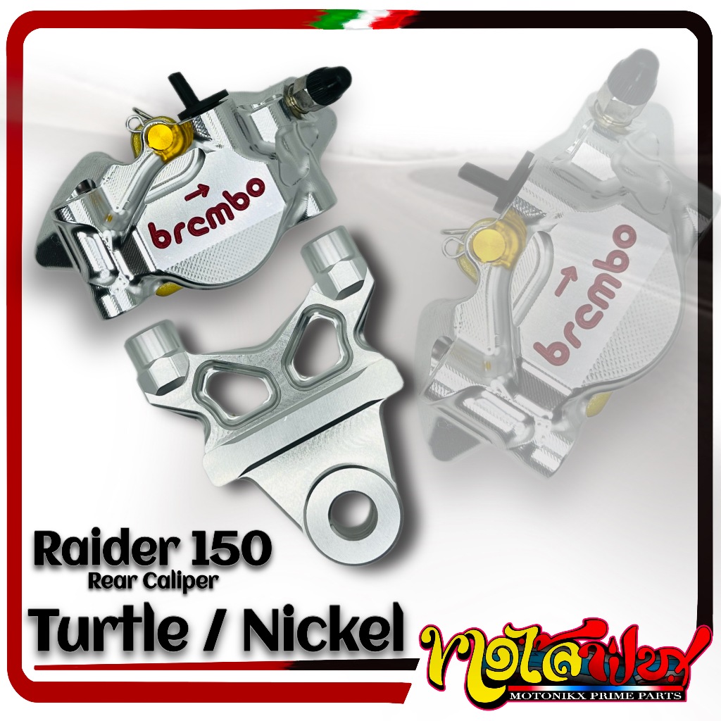 Turtle Back / Nickel for Raider 150 / Sniper 155 REAR Caliper | Shopee ...