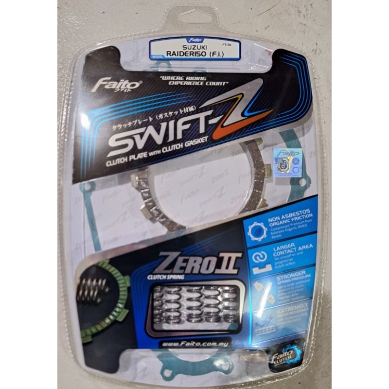 Faito clutch lining with free gasket and clutch spring*raider150Fi ...