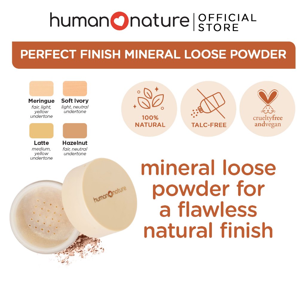 Human Nature Perfect Finish Mineral Loose Powder (No Harmful Chemicals)