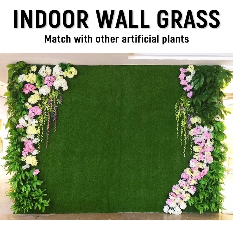 3m~15m Artificial Glueless Grass Wall Mount Enhances the Aesthetics of ...