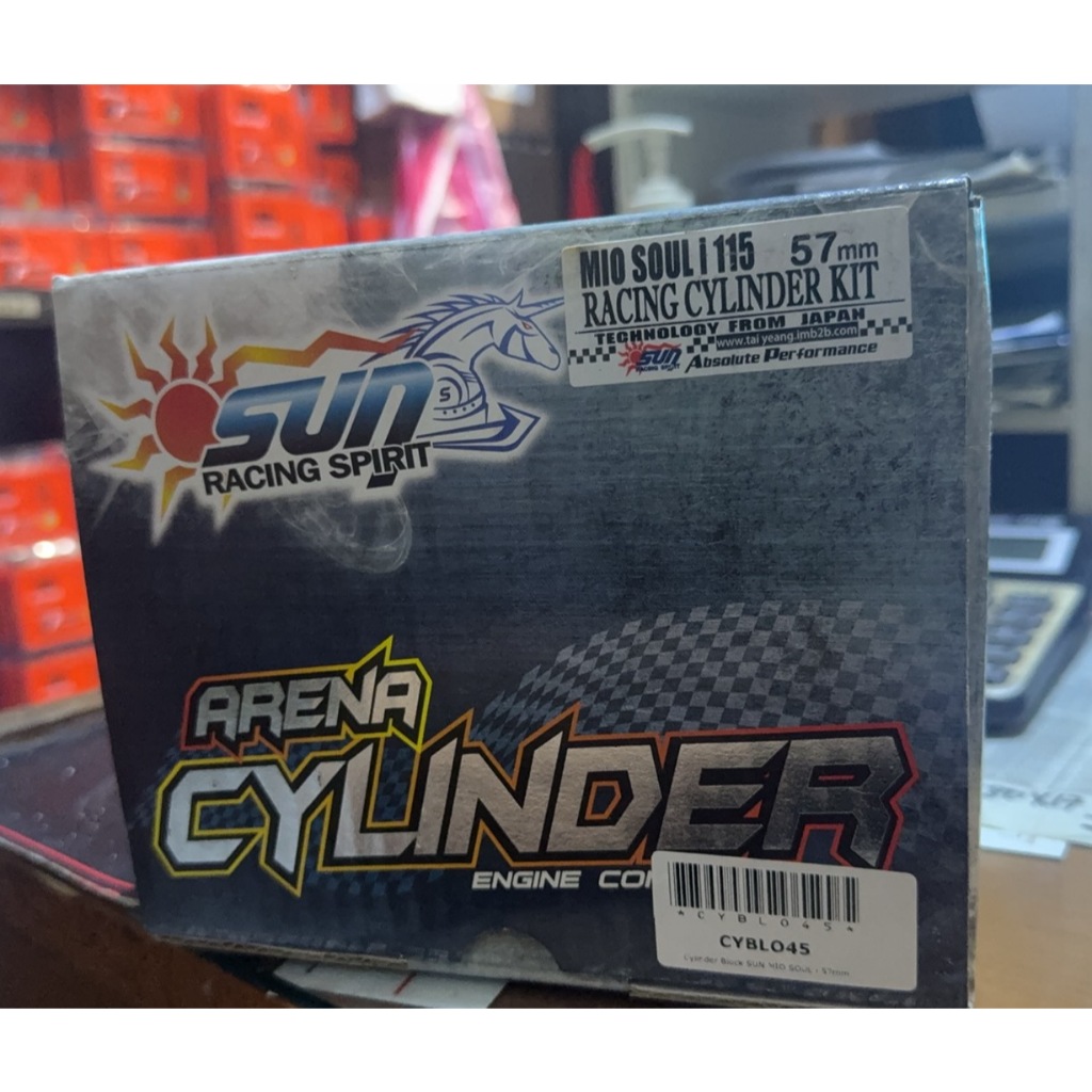 SUN RACING CYLINDER KIT BLOCK MIO SOUL i 115 57MM | Shopee Philippines