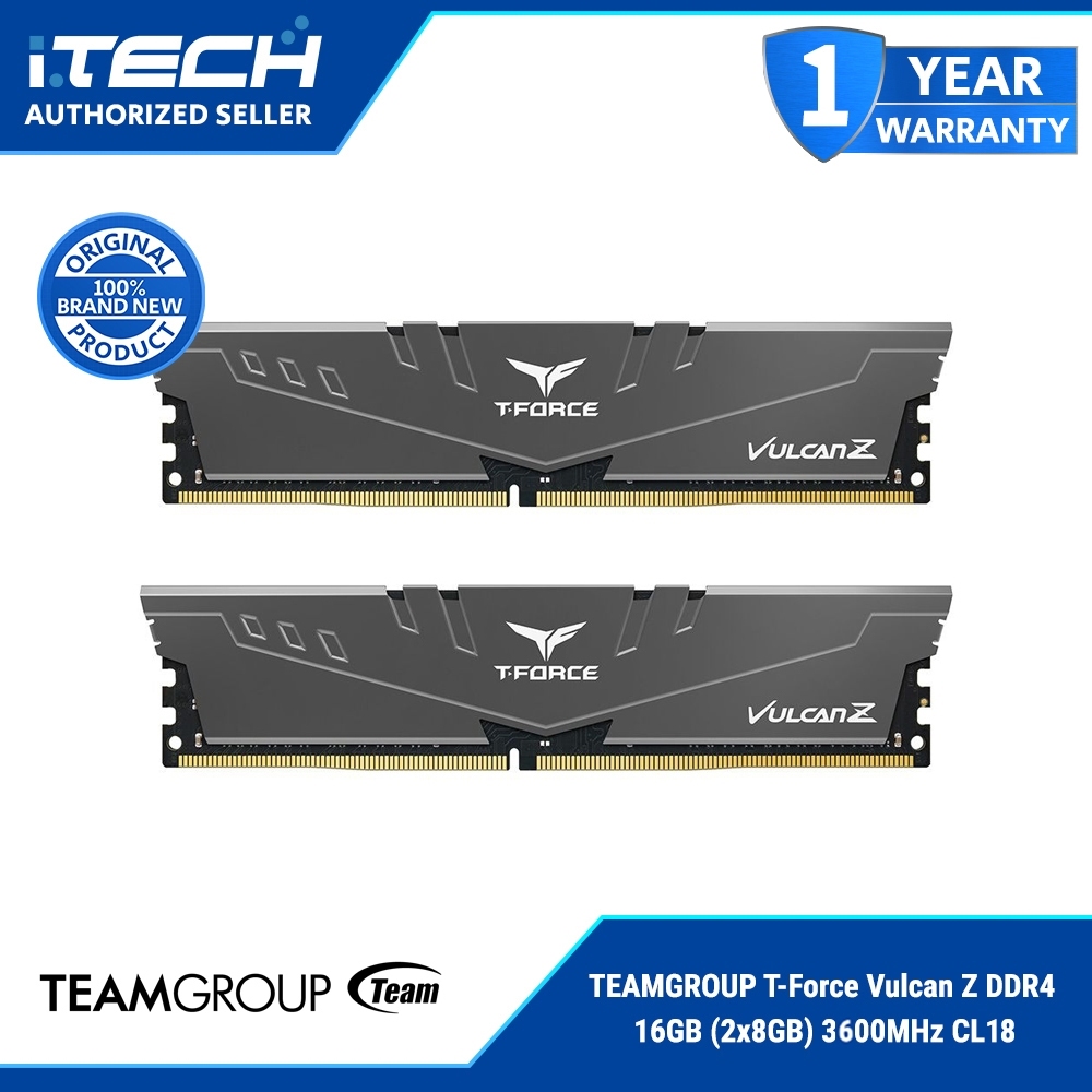Ram Ddr4 TEAMGROUP T-Force Vulcan Z DDR4 32GB RAM - 3600MHz CL18