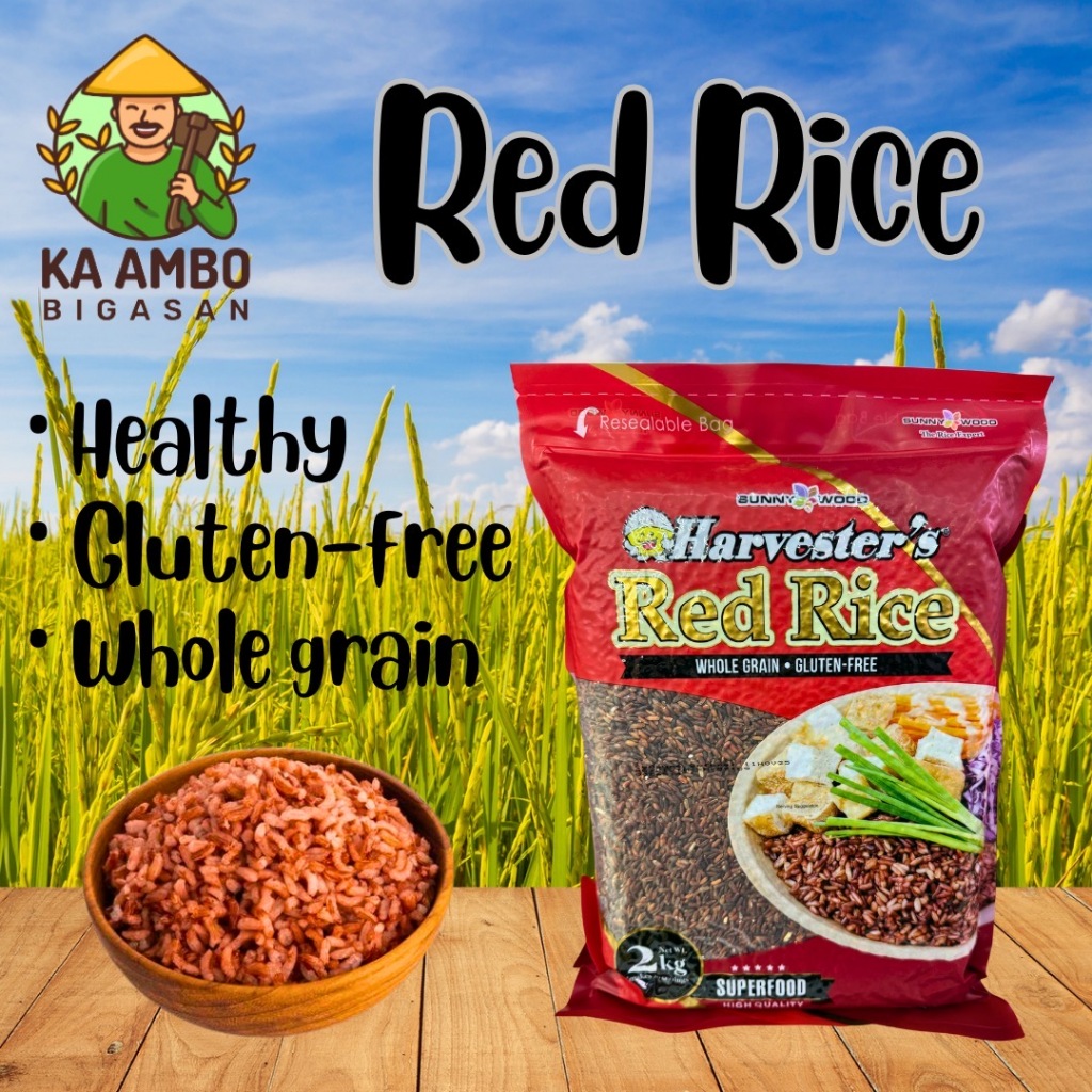 2KG HARVESTER'S RED RICE (SUPER FOOD HIGH QUALITY PRODUCT) | Shopee ...