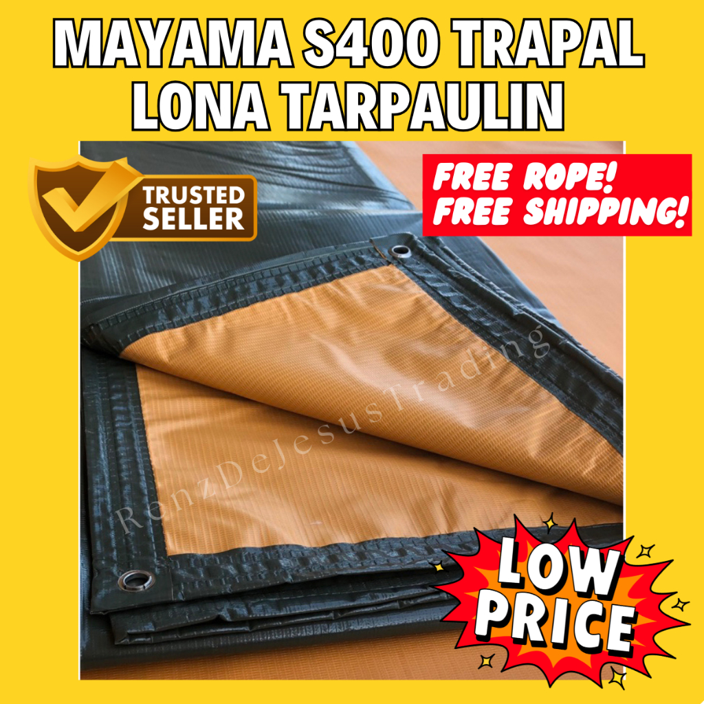 MAYAMA S400 LONA [6ft x 6ft] with eyelet S400 DIRECT TAHIAN Trapal ...